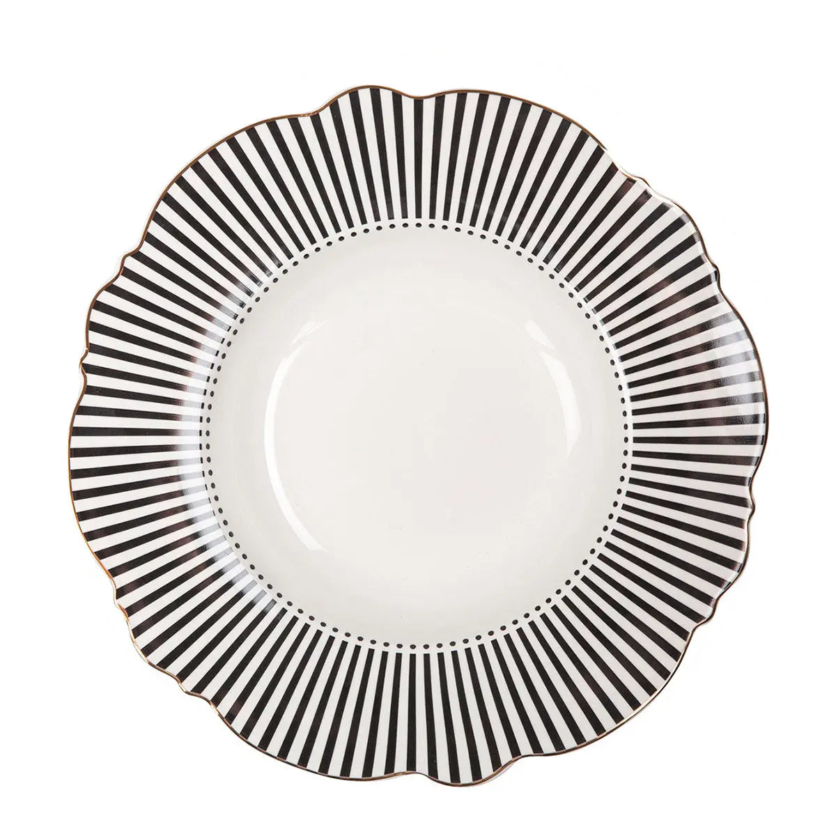 Assiette CREUSE Madame de Récamier - Gris foncé Mathilde M