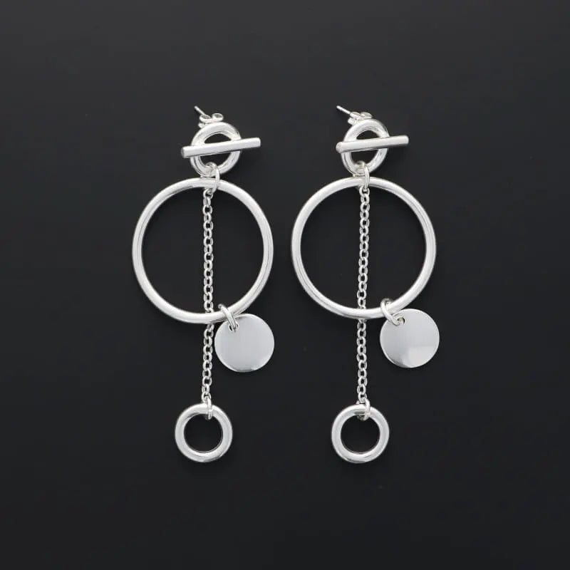 BOUCLES D'OREILLES chaîne SECRET DE CUIR Secret de cuir