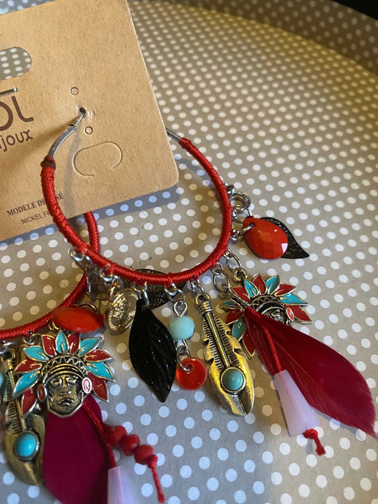 Boucles d'oreilles créoles indiennes Lolilota