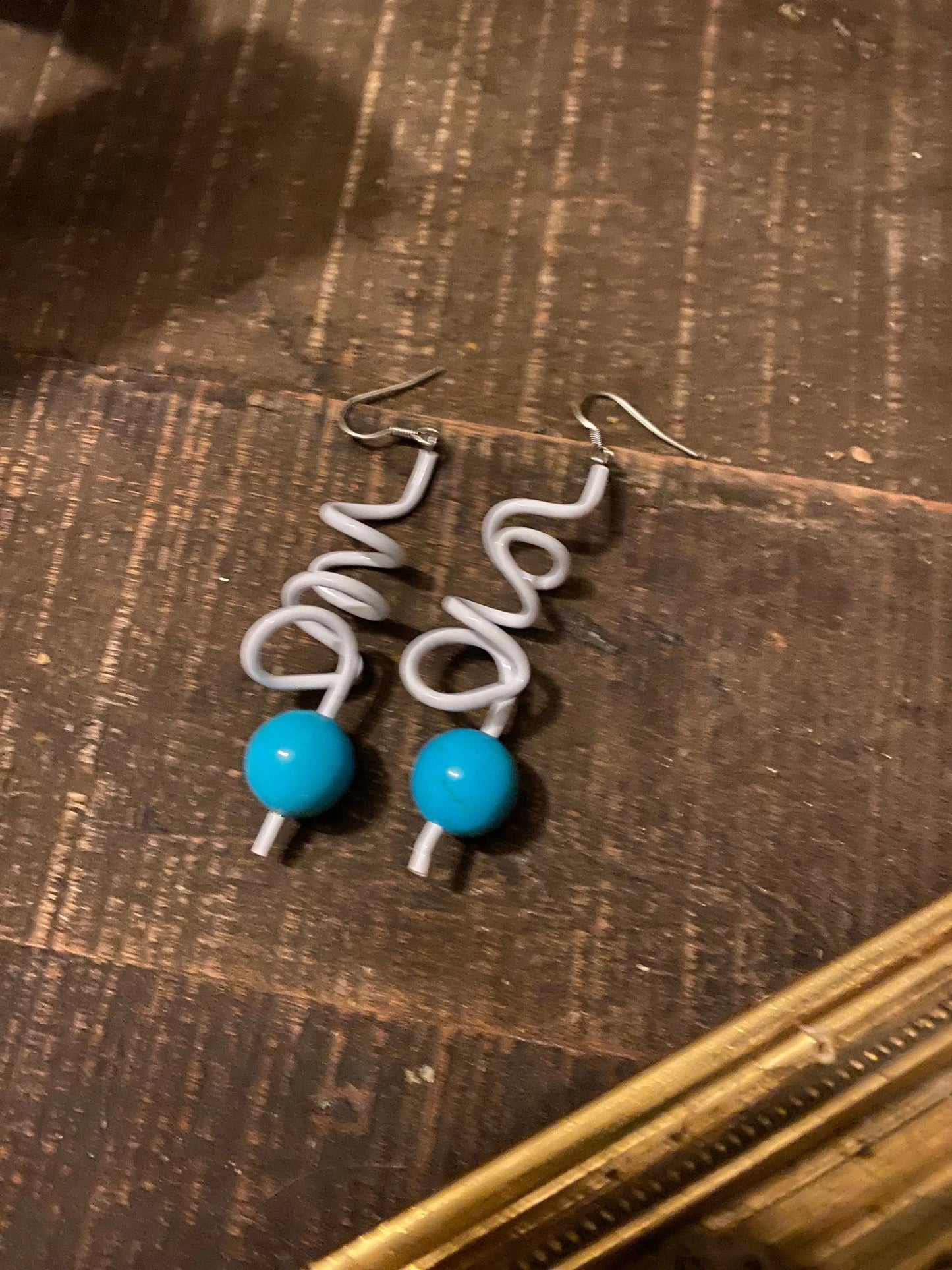 Boucles d'oreilles tourbillon Samuel Coraux