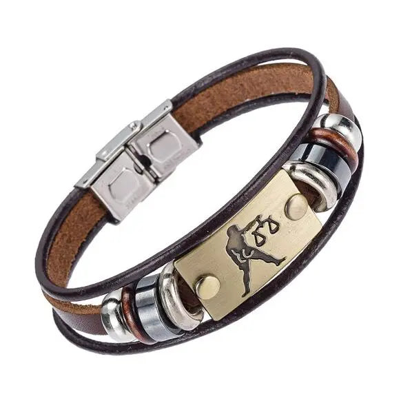 Bracelet en cuir homme BALANCE Otto Blumenschein