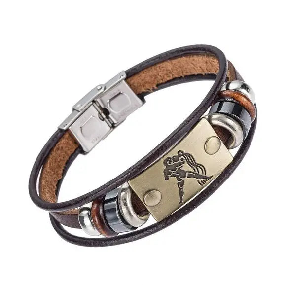 Bracelet en cuir homme VERSEAU Otto Blumenschein