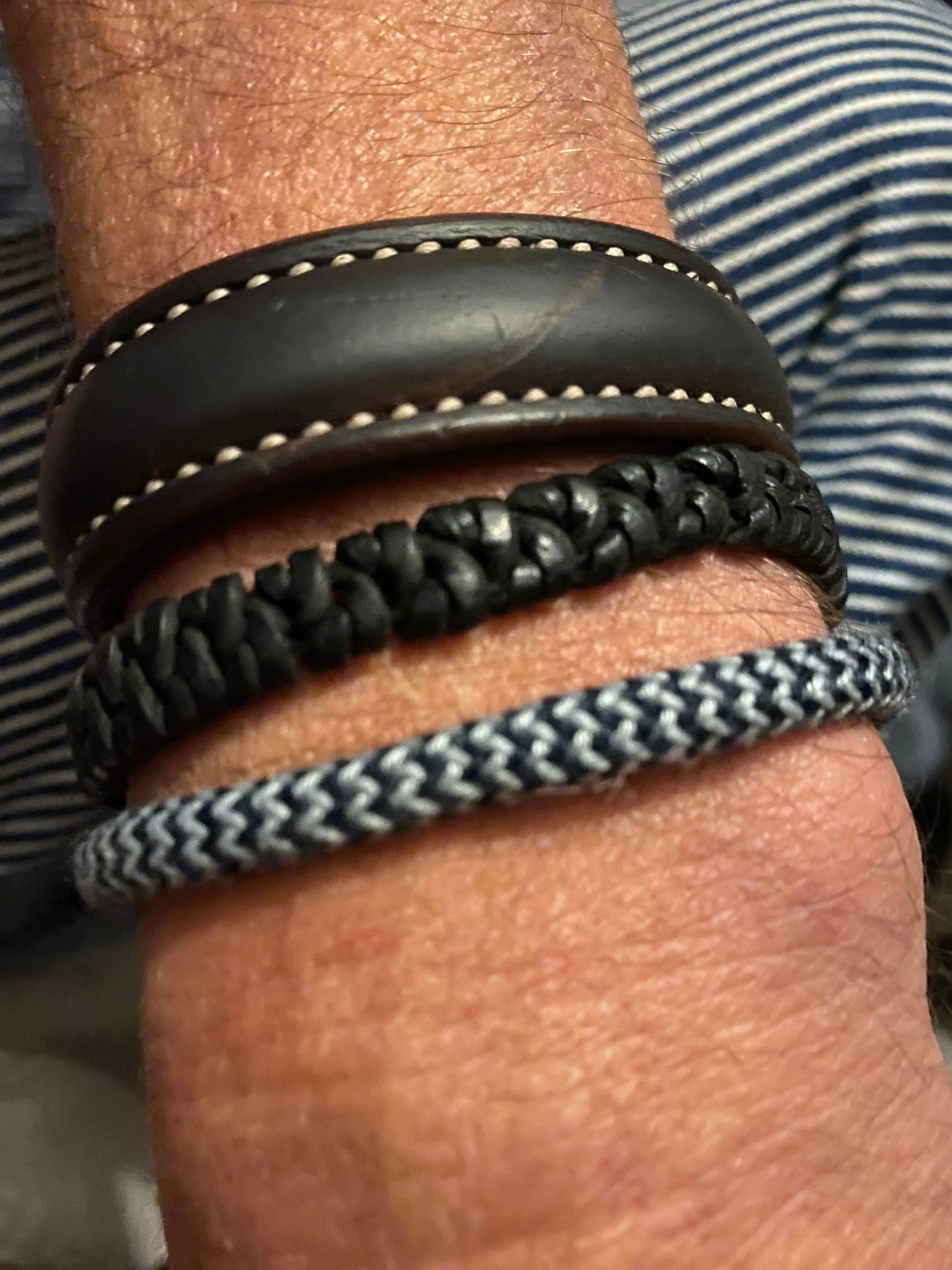 Bracelet homme tissu HS