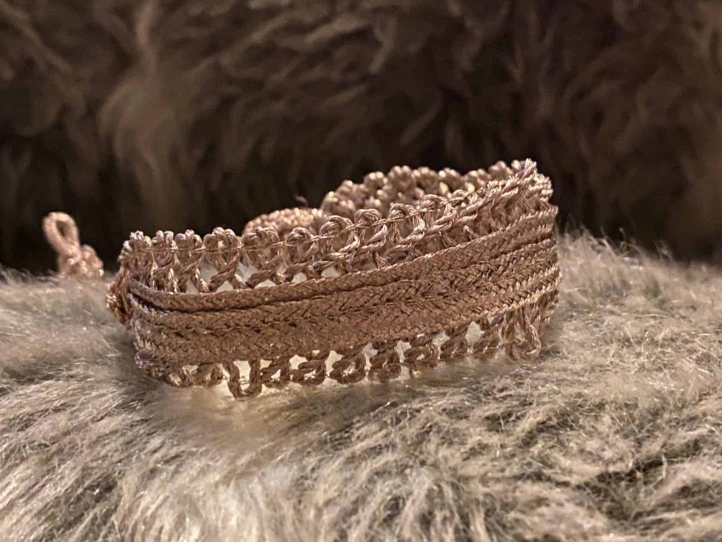 Bracelet ornemental VIEUX ROSE ART&MISS