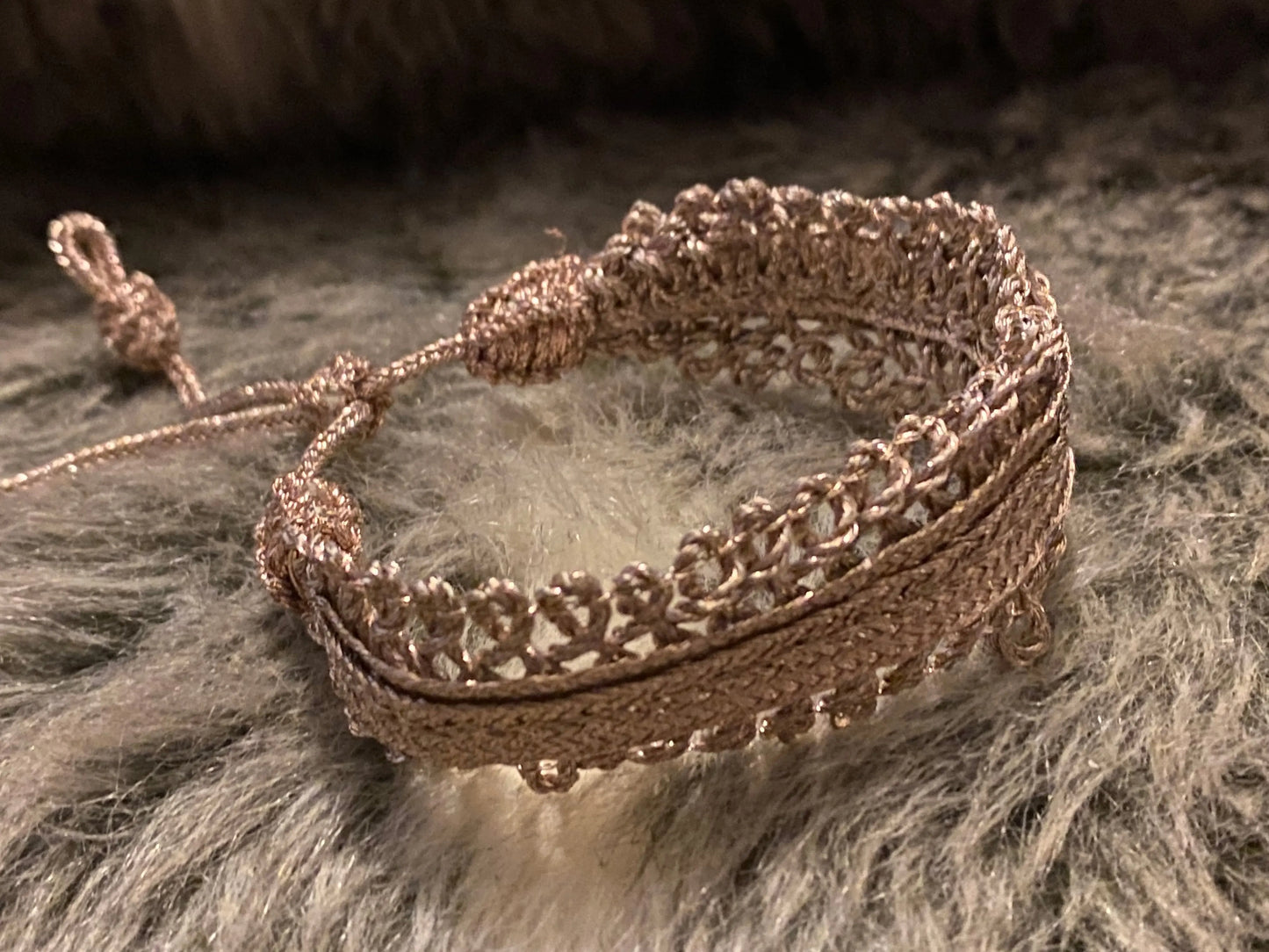 Bracelet ornemental VIEUX ROSE ART&MISS