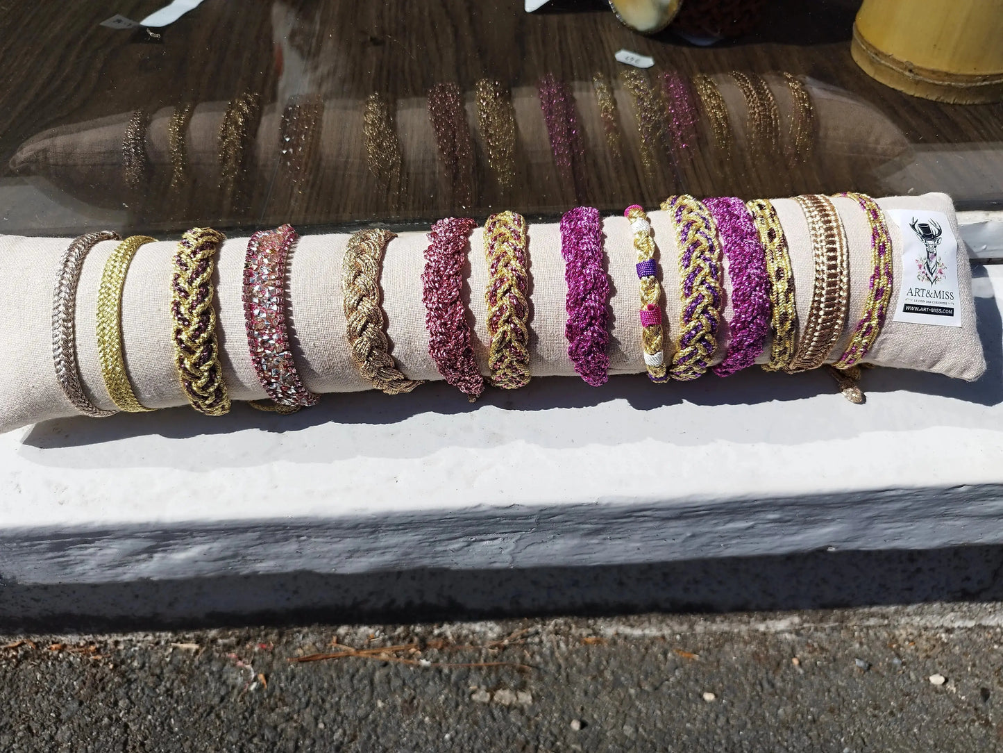 Bracelet passementerie fin doré ART&MISS