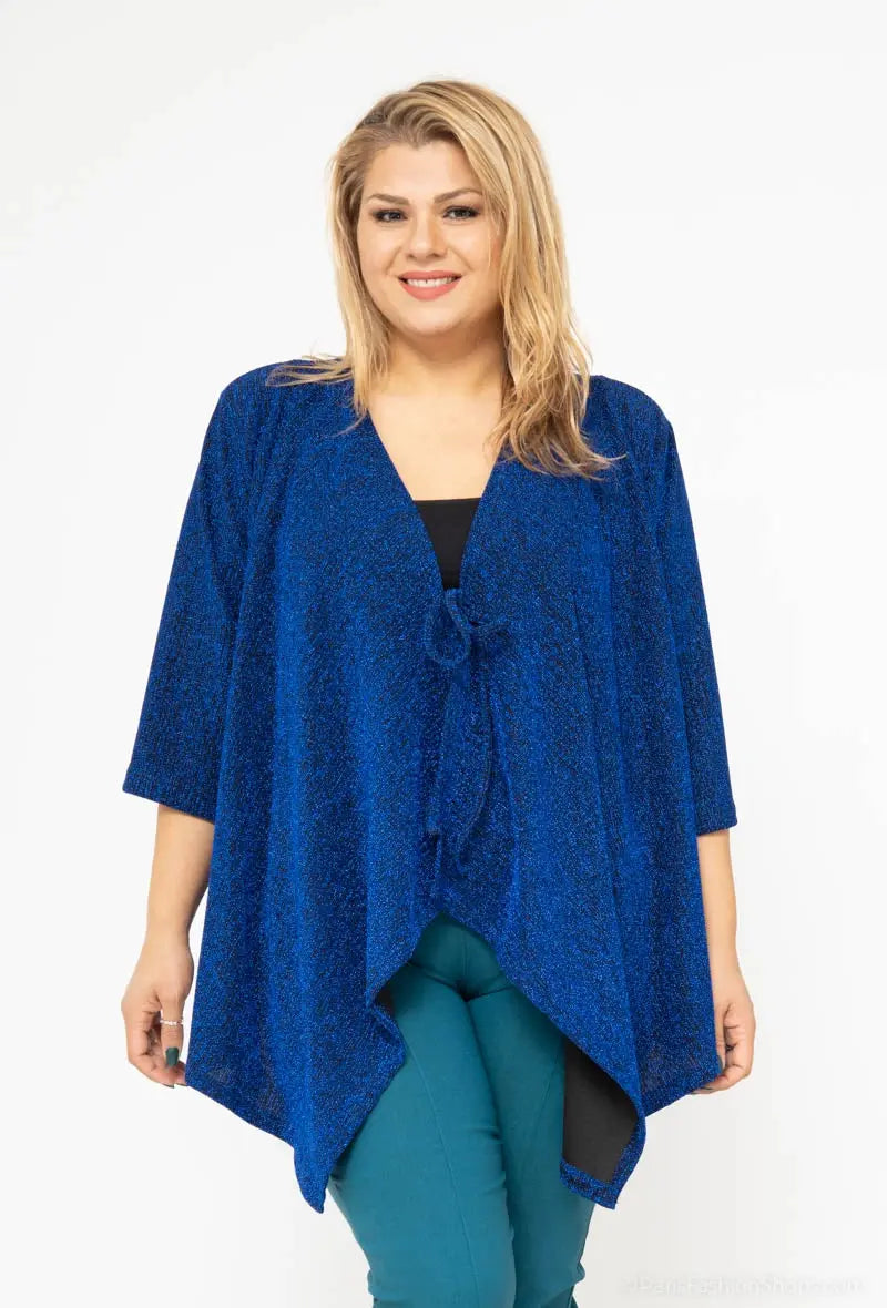 Cardigan fluide à paillettes, fabrication française 2W Paris