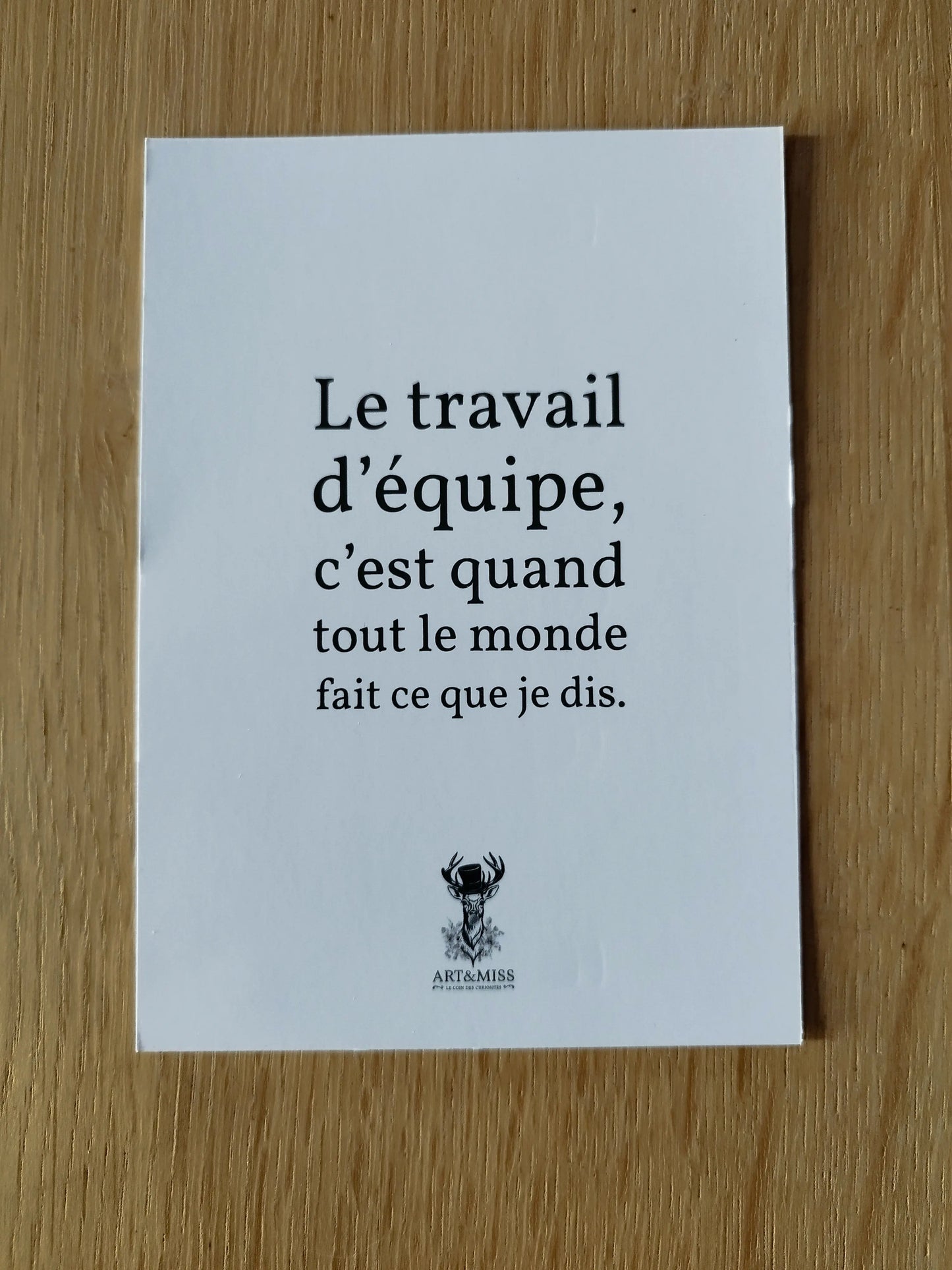 Cartes postales humoristiques ART&MISS
