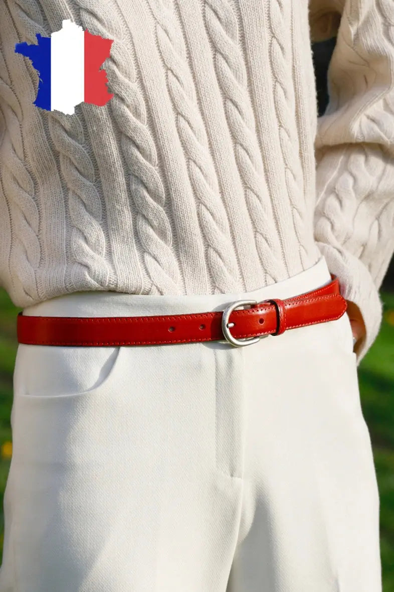 Ceinture en cuir ajustable JCL (CEINTURES ET MOI)