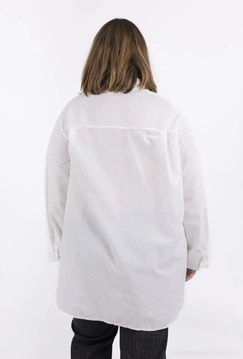 Chemise en coton avec sequin Amy&Clo