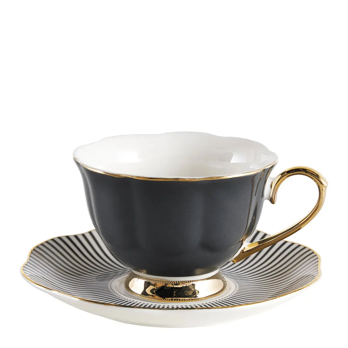 Coffret de 2 tasses à thé Madame de Récamier - Gris Mathilde M