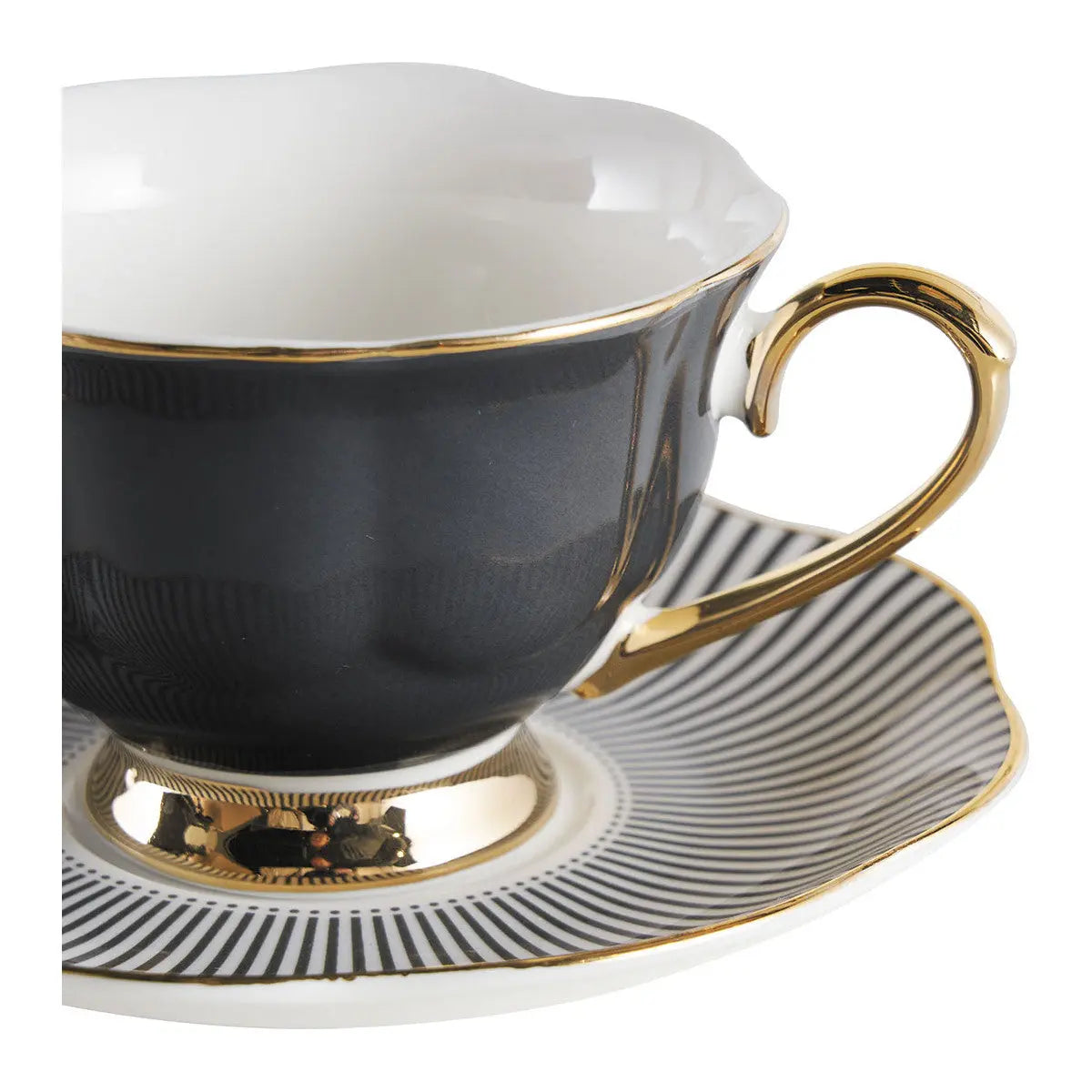 Coffret de 2 tasses à thé Madame de Récamier - Gris Mathilde M