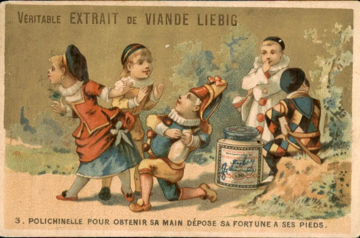 Collection 6 cartes Liebig Antik brokant