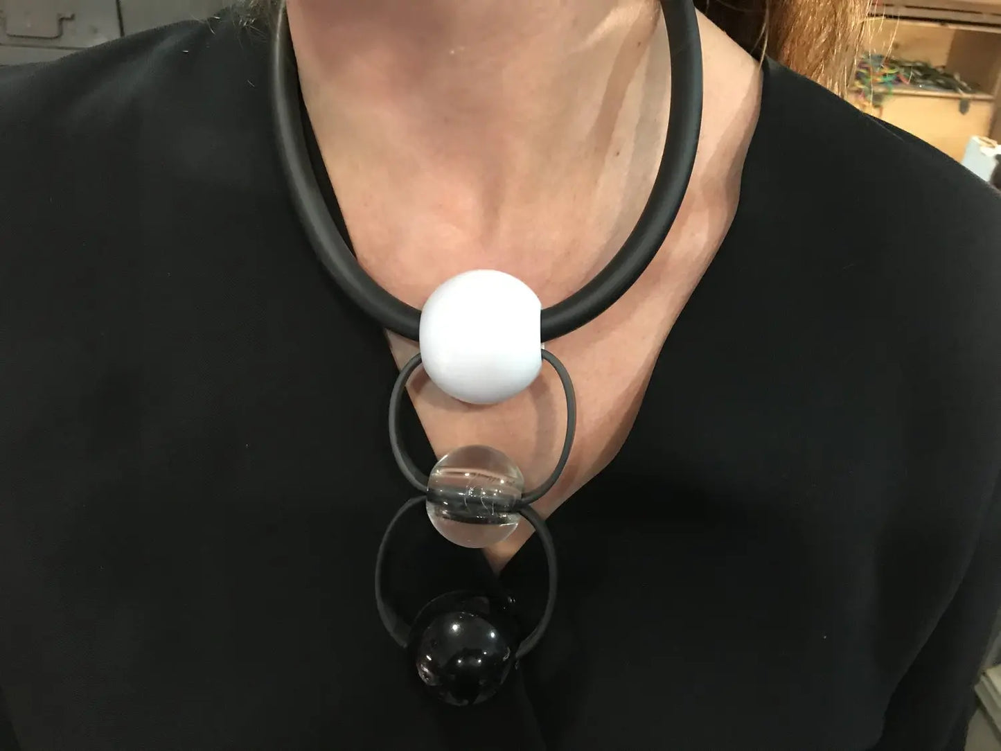 Collier 3 Boules Samuel Coraux