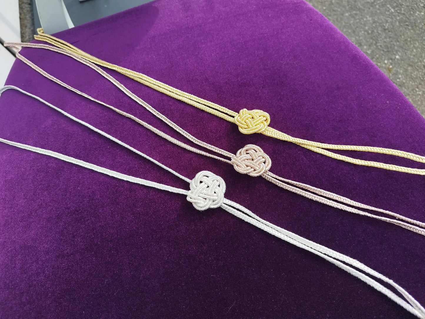 Collier passementerie argenté ART&MISS