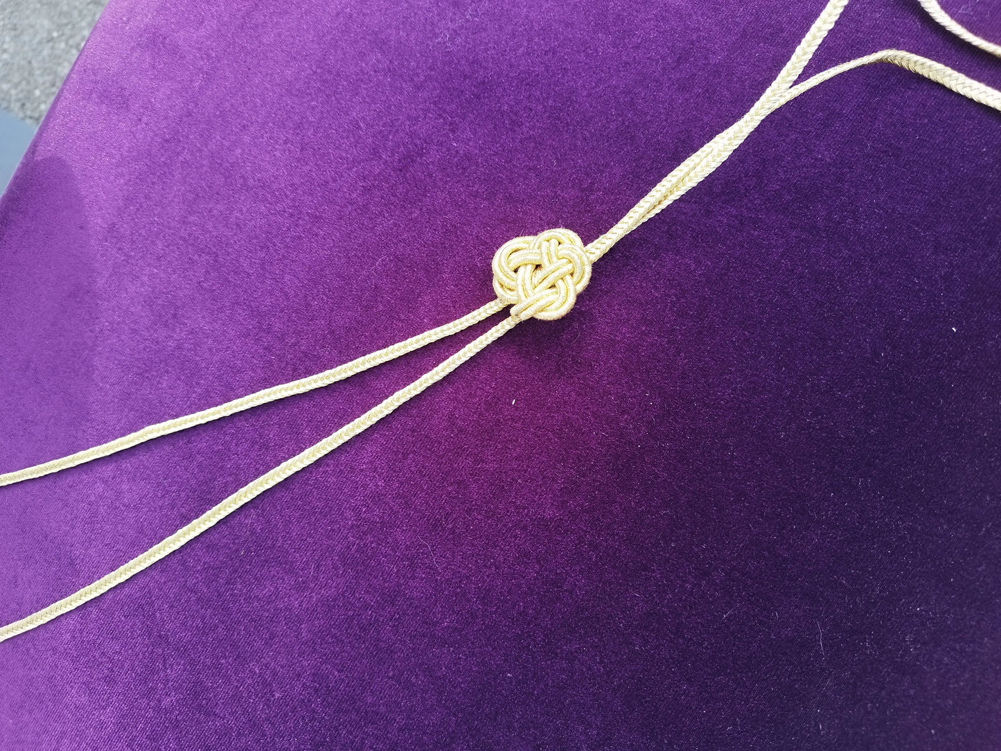Collier passementerie doré ART&MISS