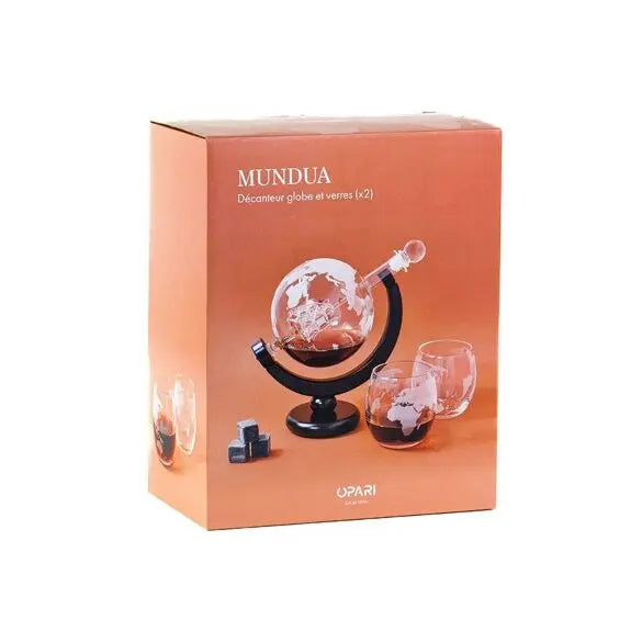 Ensemble Décanteur Globe et Verres Mundua Opari