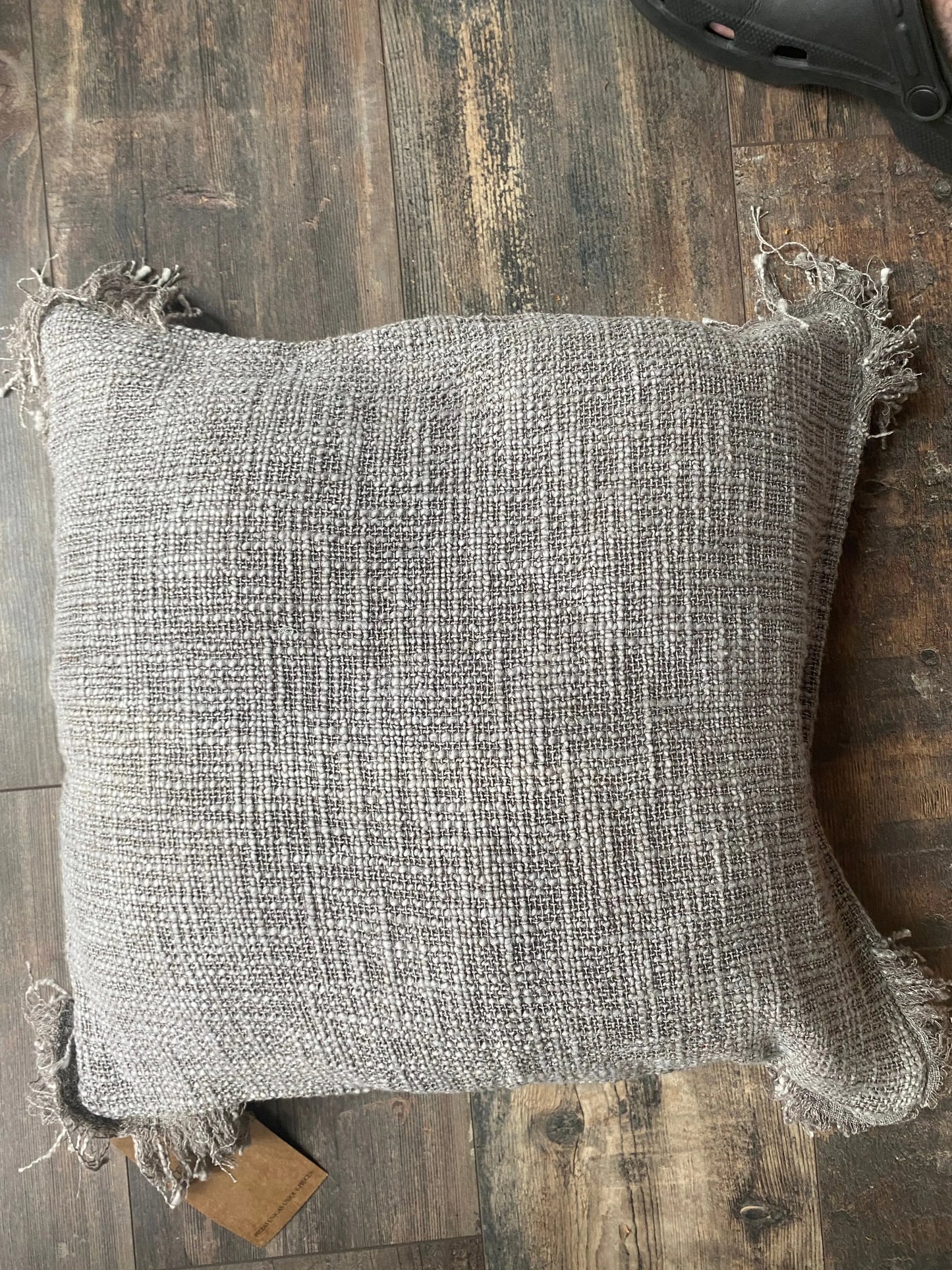 Housse de coussin grise Calma house