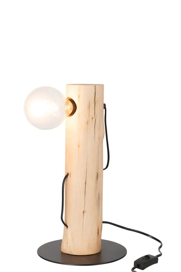 Lampe Silas Bois De Berangan Naturel J-L