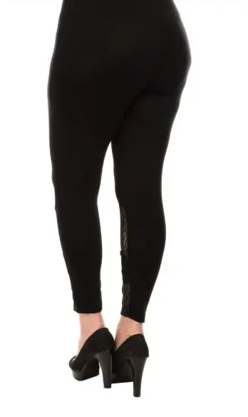 Legging avec dentelle Pomme Rouge