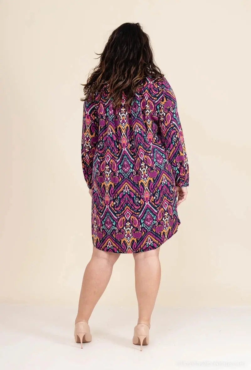 Robe chemise imprimée LilieRose