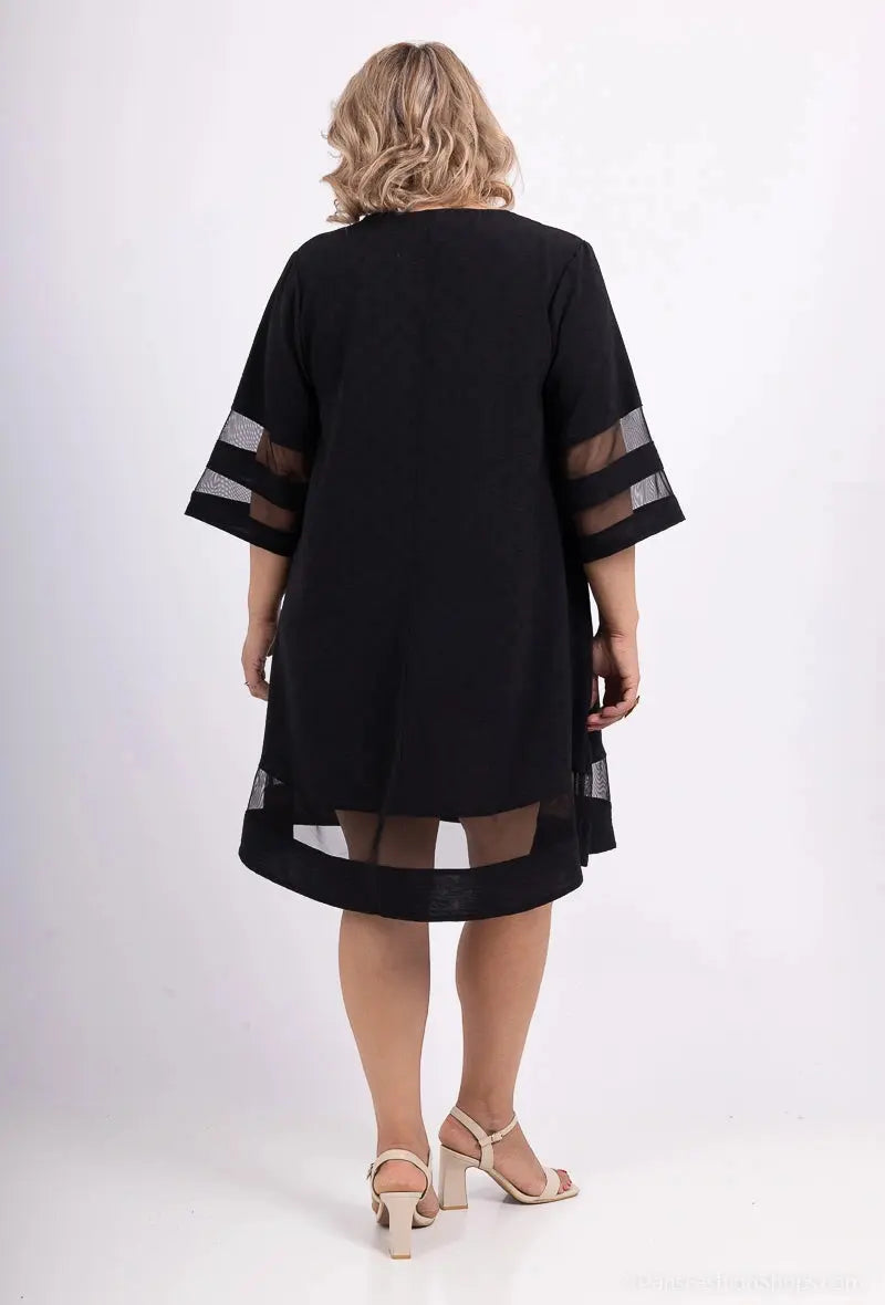 Robe tunique avec tulle 2W Paris