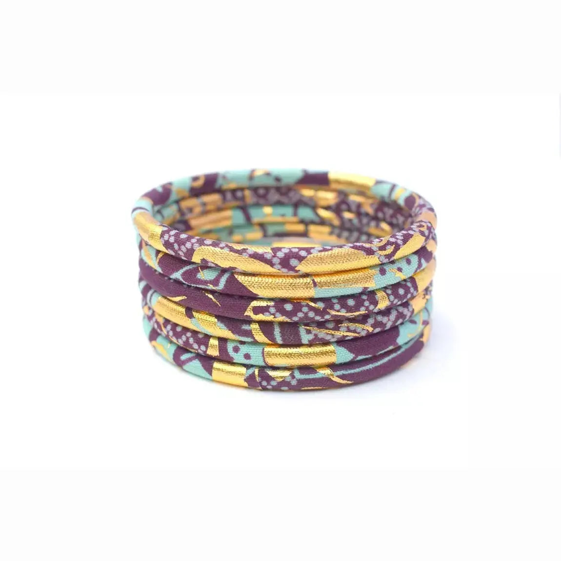 bracelet wax sky burgundy golden MéloKane