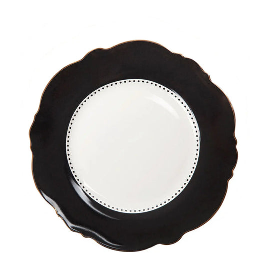 Assiette à dessert Madame de Récamier - Gris foncé Mathilde M