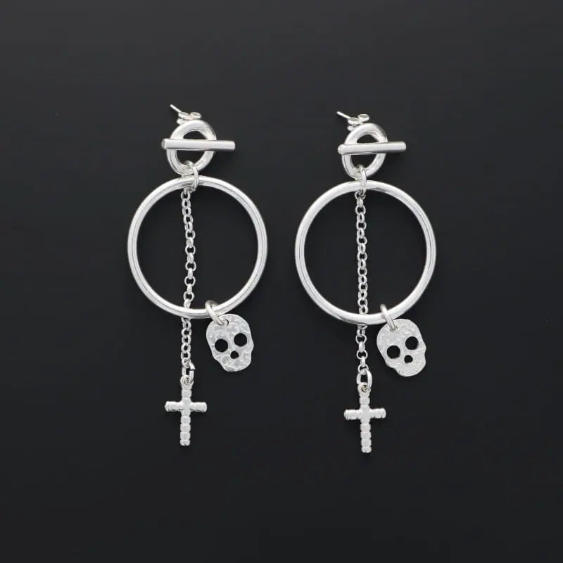 BOUCLES D'OREILLES chaîne SECRET DE CUIR Secret de cuir