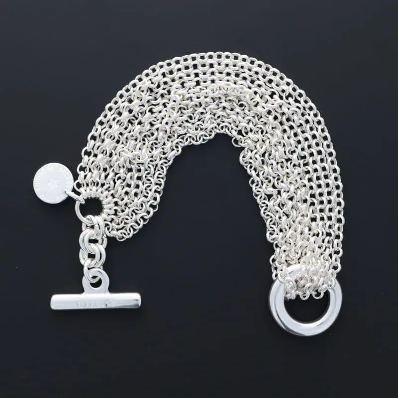 BRACELET MULTI CHAINE SECRET DE CUIR Secret de cuir