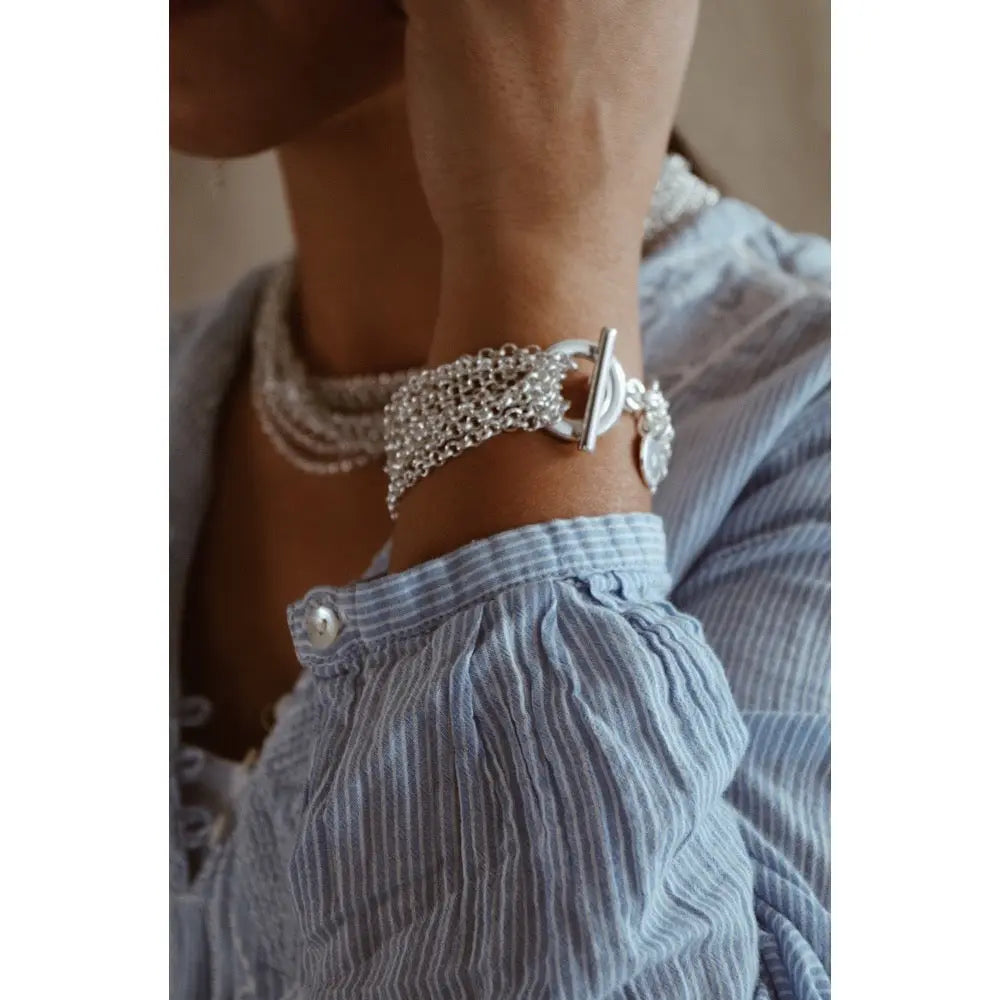 BRACELET MULTI CHAINE SECRET DE CUIR Secret de cuir