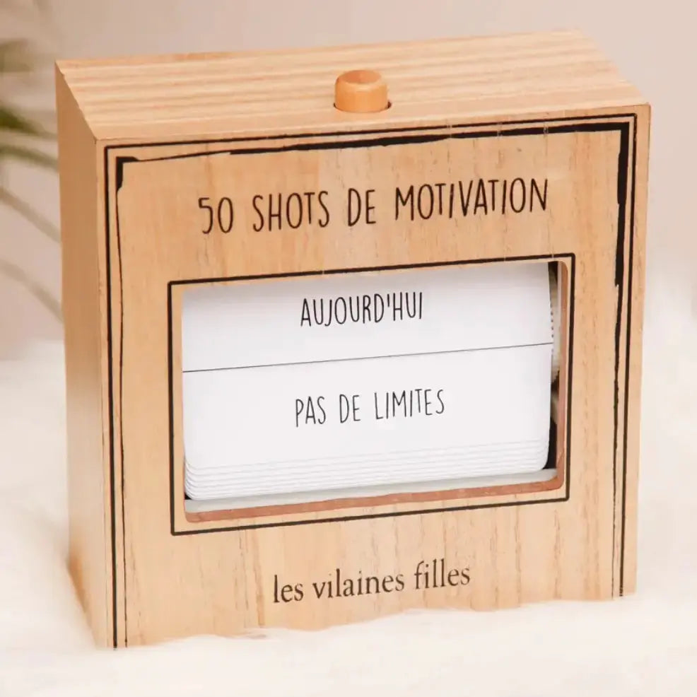 Boite à messages 50 shots de motivation Les Vilaines Filles