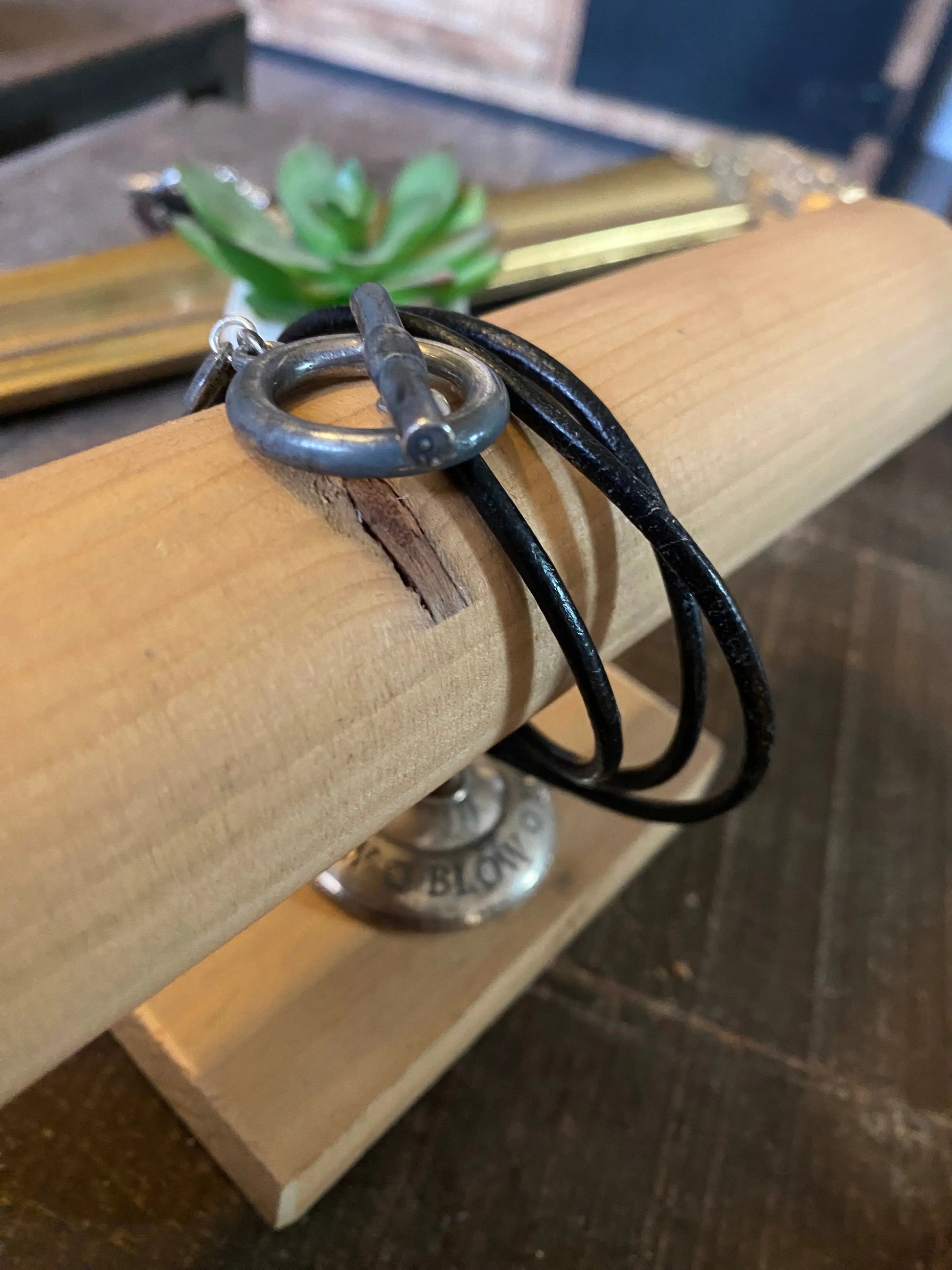 Bracelet cuir 3 tours Blow Bijoux