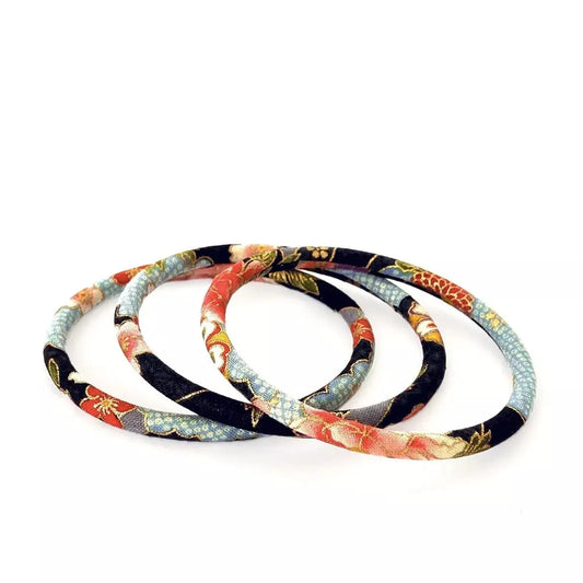 Bracelet jonc Botan noir MéloKane