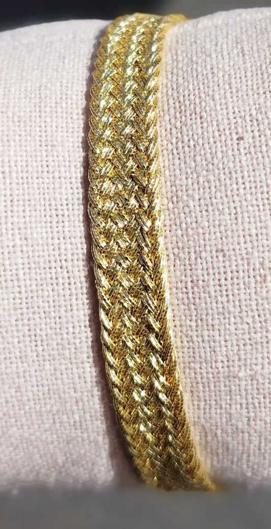 Bracelet passementerie fin doré ART&MISS