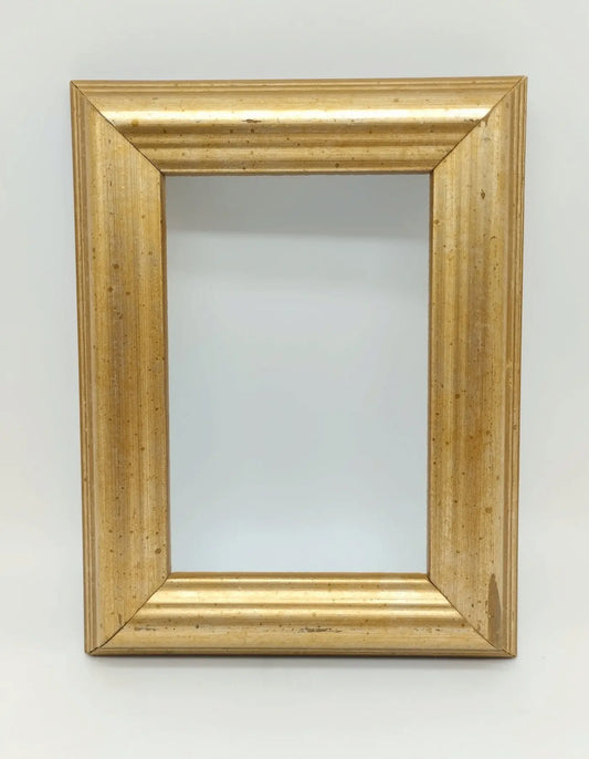 Cadre à la feuille d’or Antik brokant