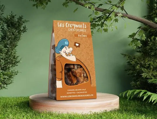Caramel beurre salé , Croquants des Ogres Nature Le Bonheur des Ogres