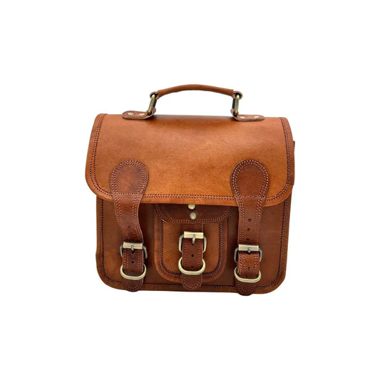 Cartable en cuir de chèvre véritable 26 cm Mahi Louisa Lee