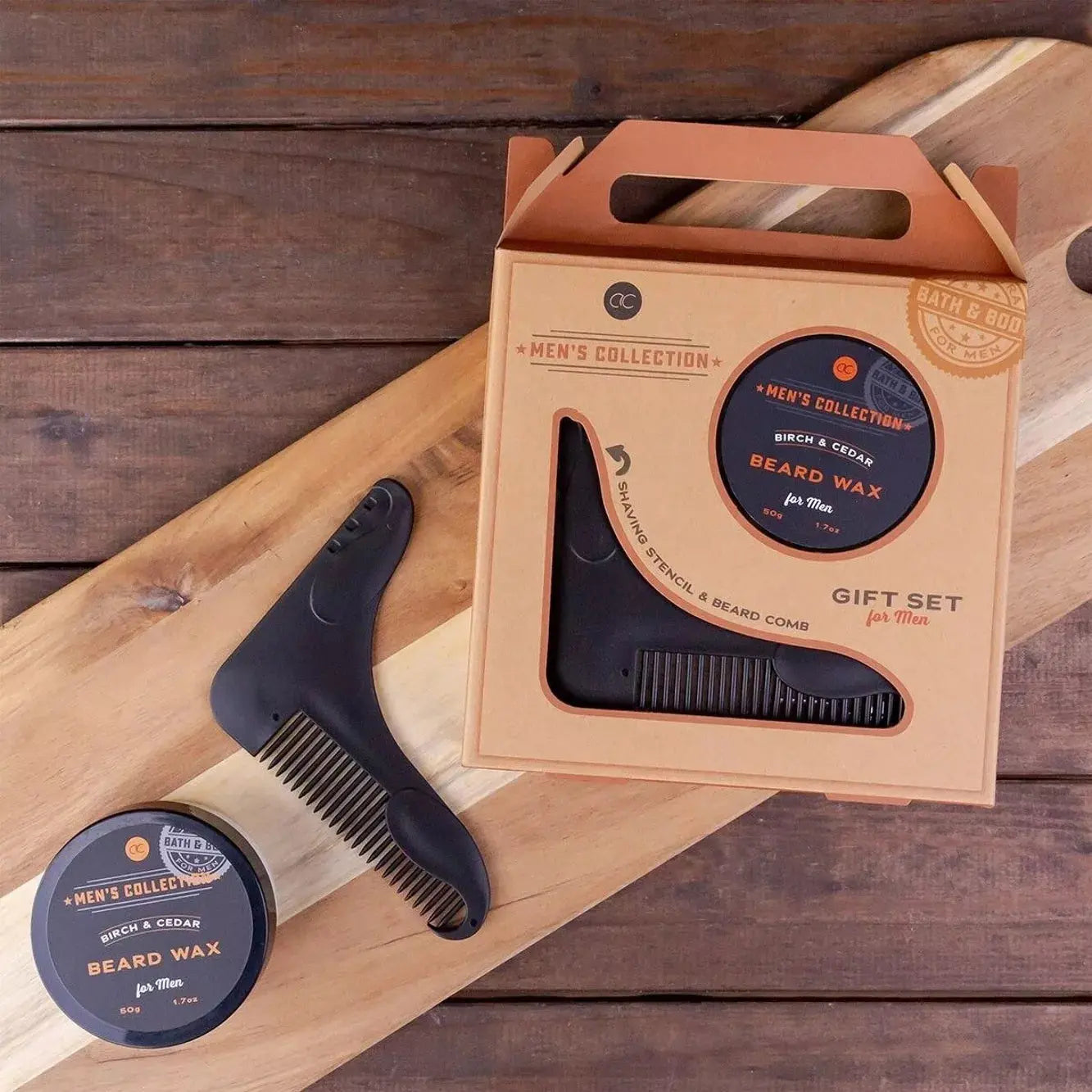 Coffret cadeau Cire et peigne à barbe MEN'S COLLECTION Accentra