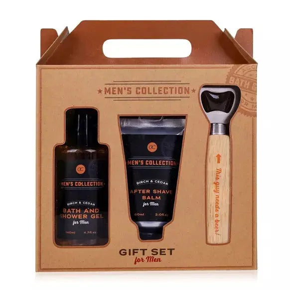 Coffret cadeau set de bain décapsuleur MEN'S COLLECTION  Accentra