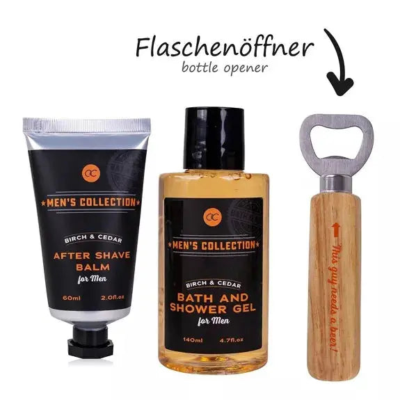 Coffret cadeau set de bain décapsuleur MEN'S COLLECTION  Accentra