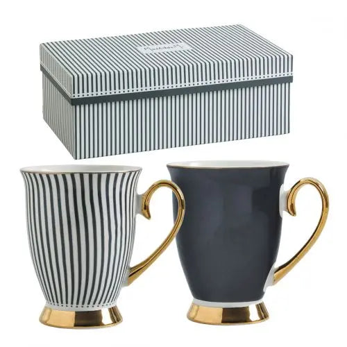 Coffret de 2 Mugs Madame de Récamier - Noir Mathilde M