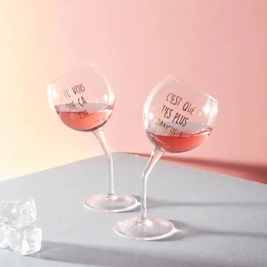 Coffret de 2 verres penchés Les Vilaines Filles