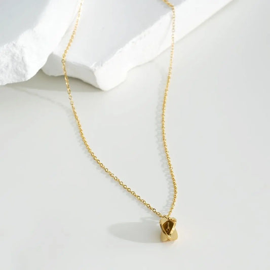 Collier Croix Ovale Tridimensionnelle Doré Eclat Paris