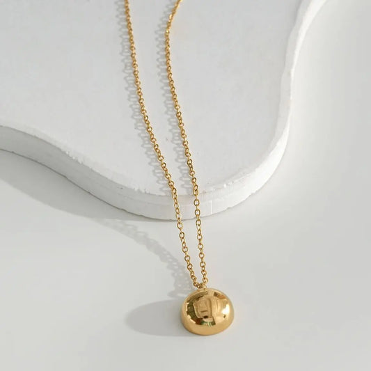 Collier Hémisphérique Épais Doré Eclat Paris