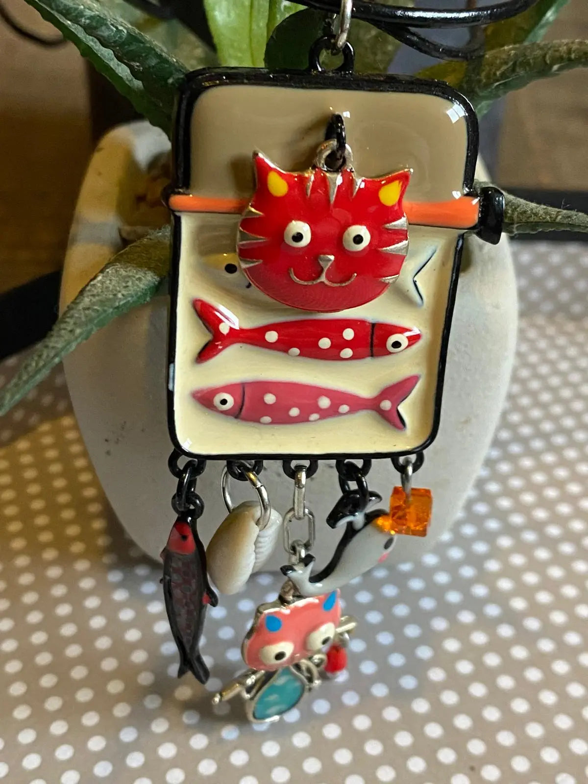 Collier chat et sardines Lolilota Lolilota