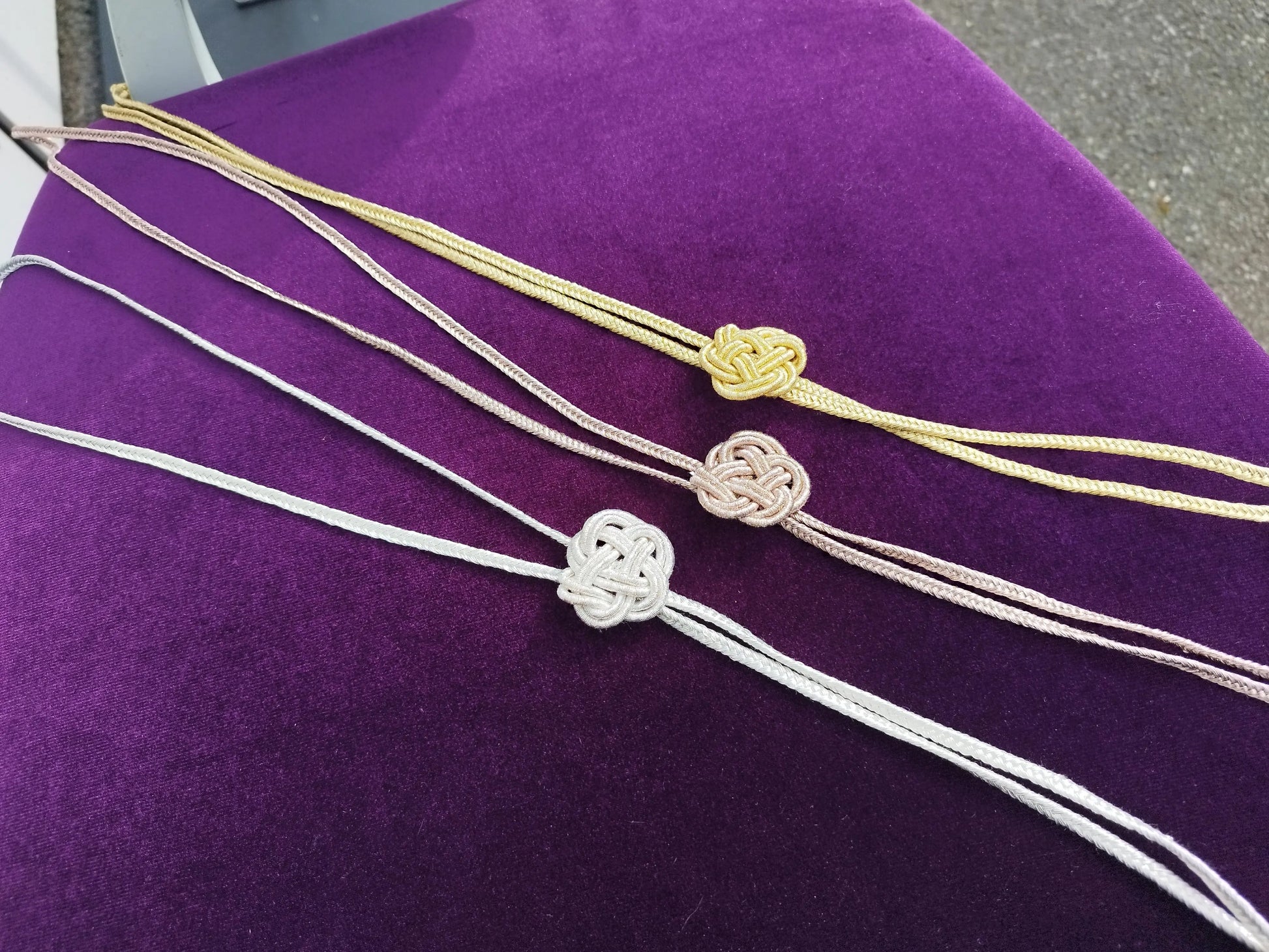 Collier passementerie argenté ART&MISS