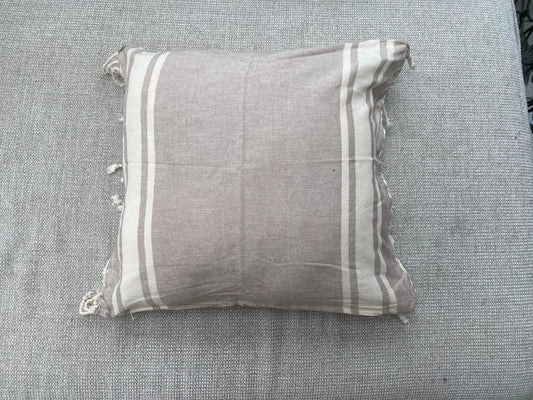 Coussin gris et écru (housse) Calma house