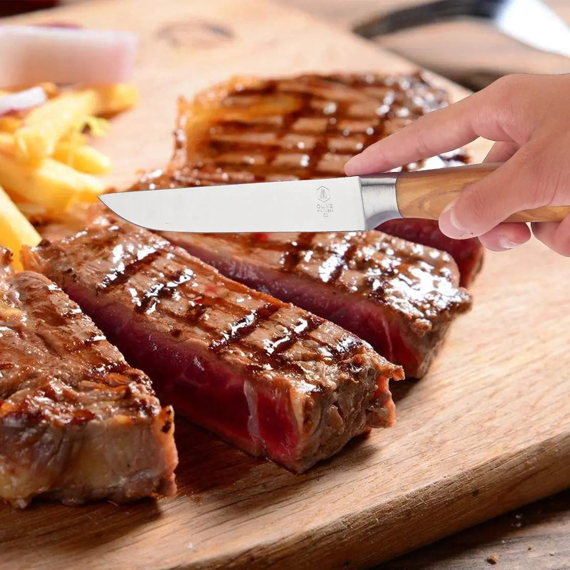Couteaux à steak LAGUIOLE coffret de 4 pièces Laguiole