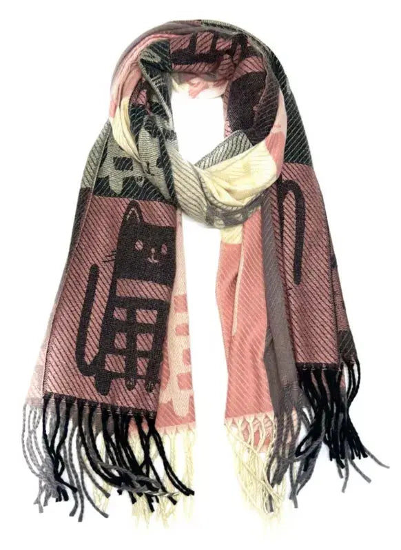 Echarpe d'hiver "chat" LINETA